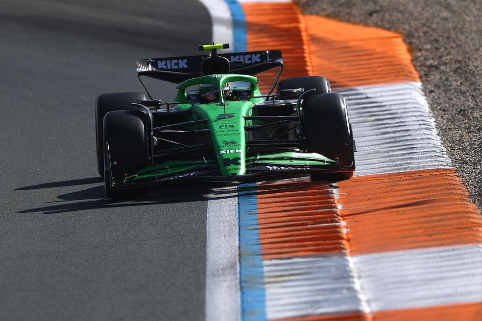 Gabriel Bortoleto no terceiro treino livre para o GP da Holanda