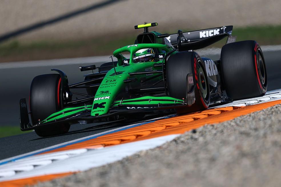 Gabriel Bortoleto na classificação para o GP da Holanda