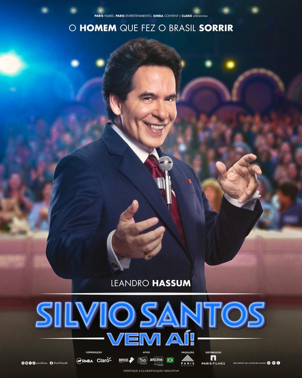 Cartaz do filme 'Silvio Santos' vem aí