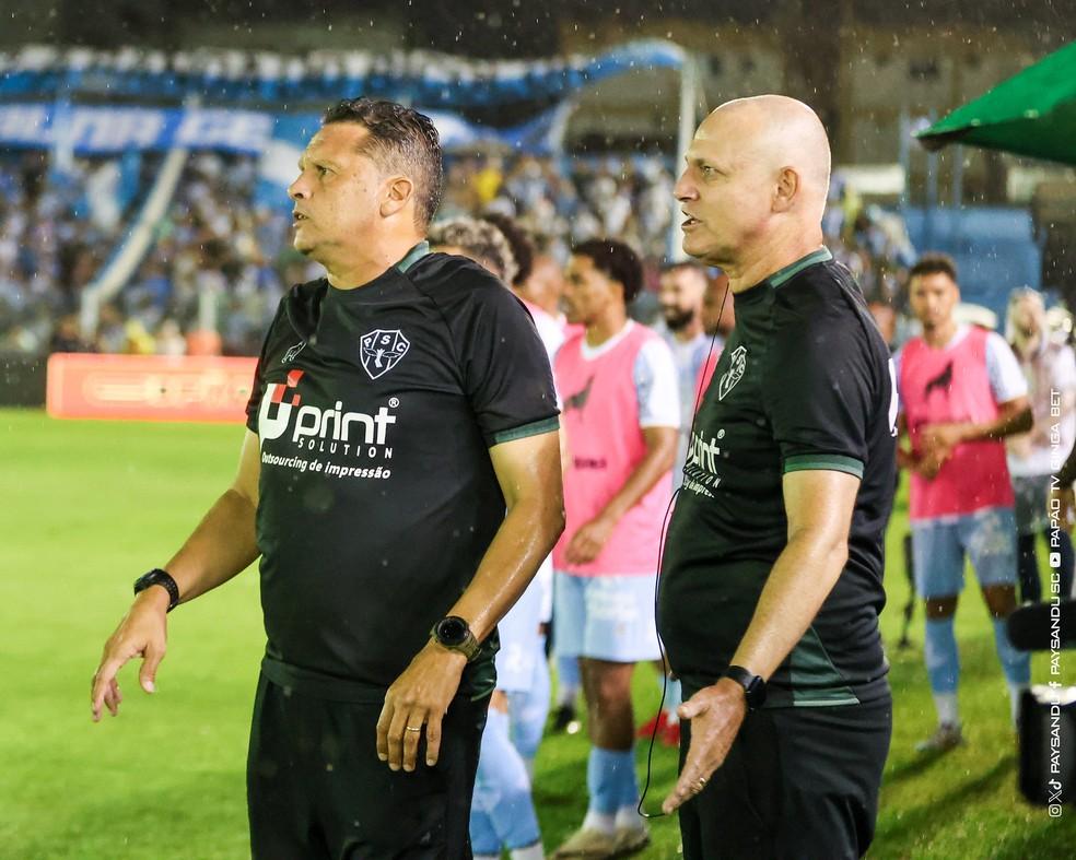 Claudinei Oliveira e Sandro Forner