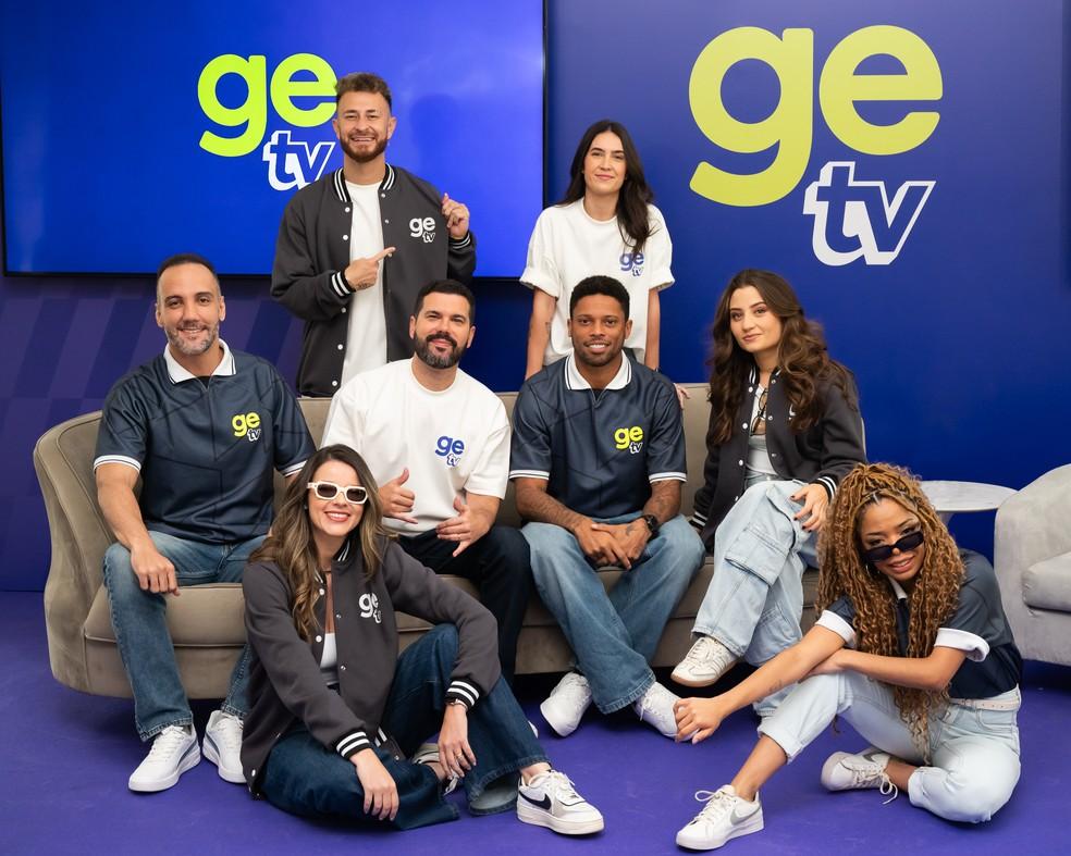 Equipe da Ge TV preparada para a estreia do novo canal
