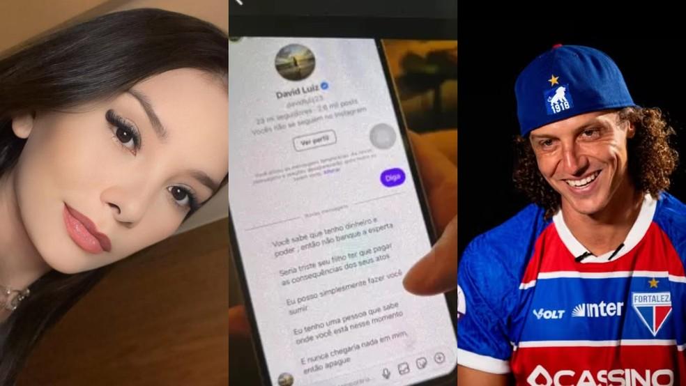 Ex-amante de Daviz Luiz denuncia jogador por ameaça e pede medida protetiva, no Ceará.