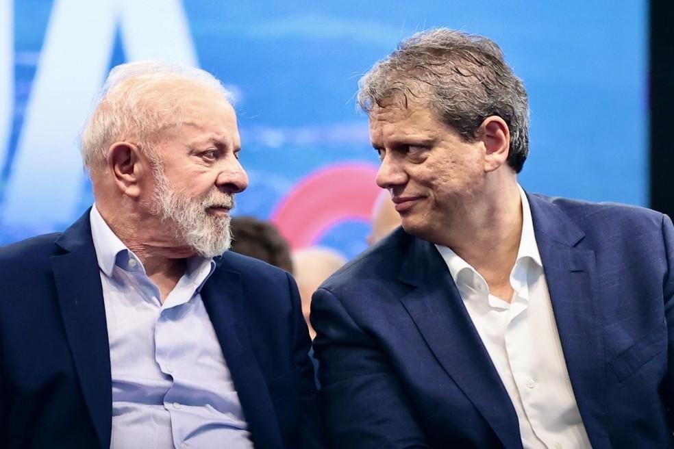 Lula e Tarcísio lançaram edital do Túnel Santos-Guarujá