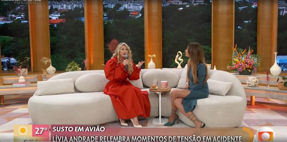 Lívia Andrade relembra episódio de tensão em voo