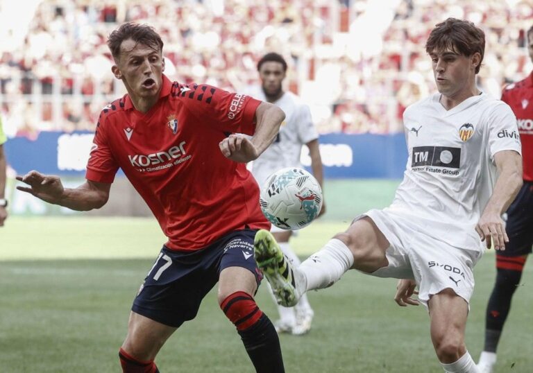 Valencia busca reabilitação em confronto decisivo contra Osasuna