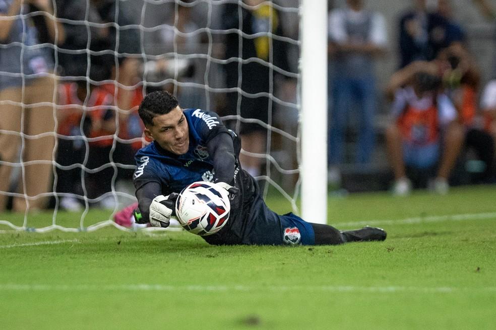 Rokenedy, goleiro do Santa Cruz — Foto: Rafael Vieira/AGIF