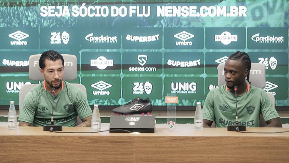 Fluminense apresentou Lucho Acosta e Santi Moreno