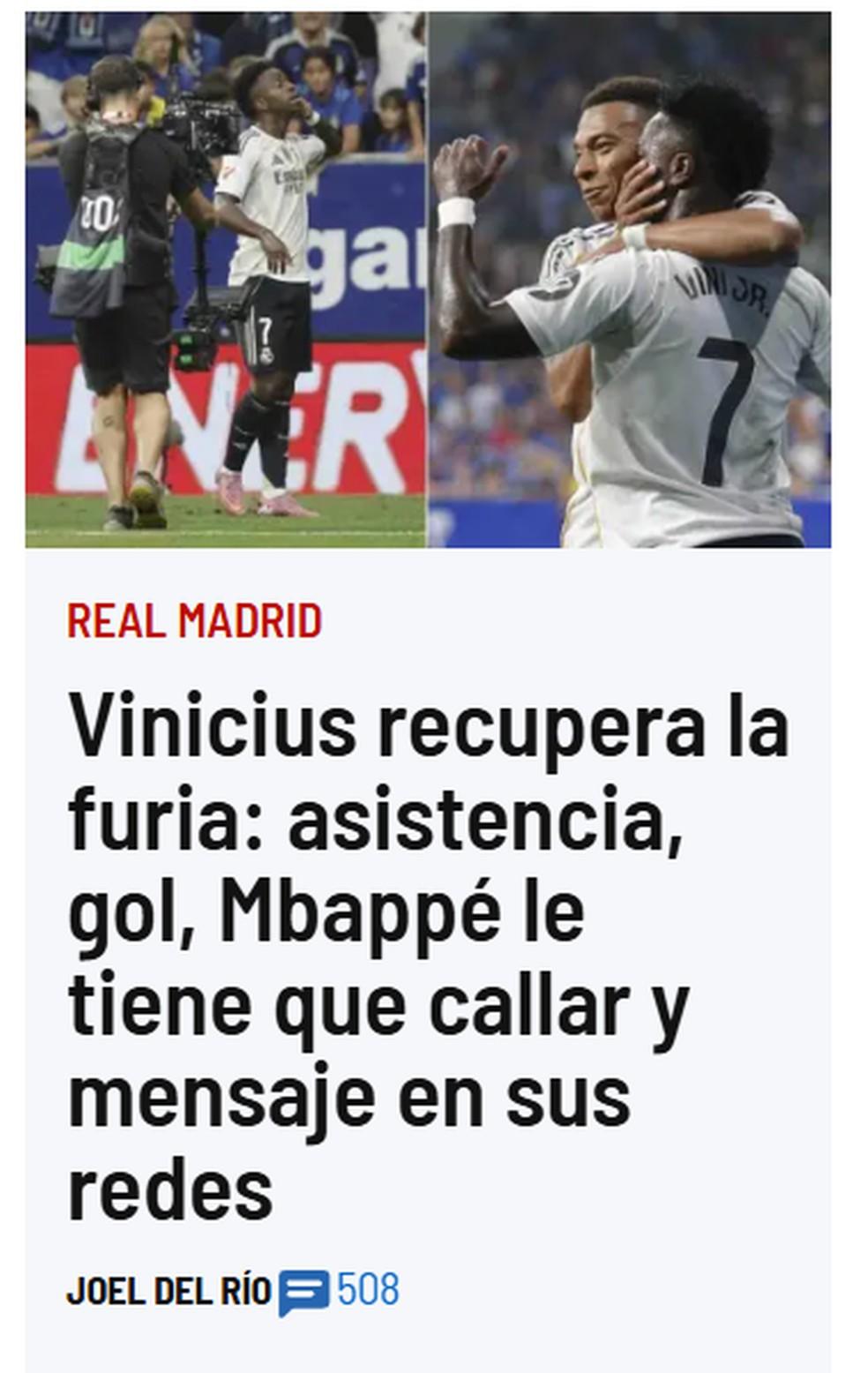 Destaque do Marca para atuação de Vini Jr.