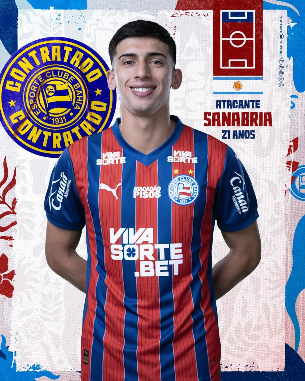 Bahia anuncia contratação de Mateo Sanabria