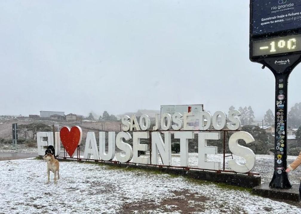 Termômetro em São José dos Ausentes