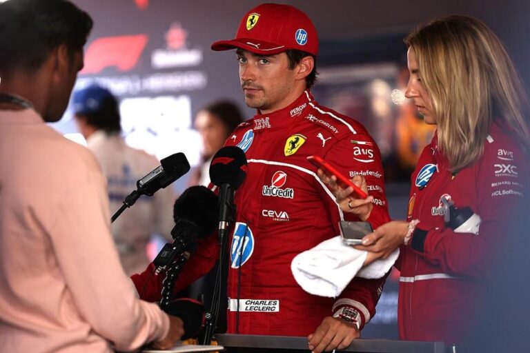 Leclerc expressa frustração após classificação no GP da Holanda