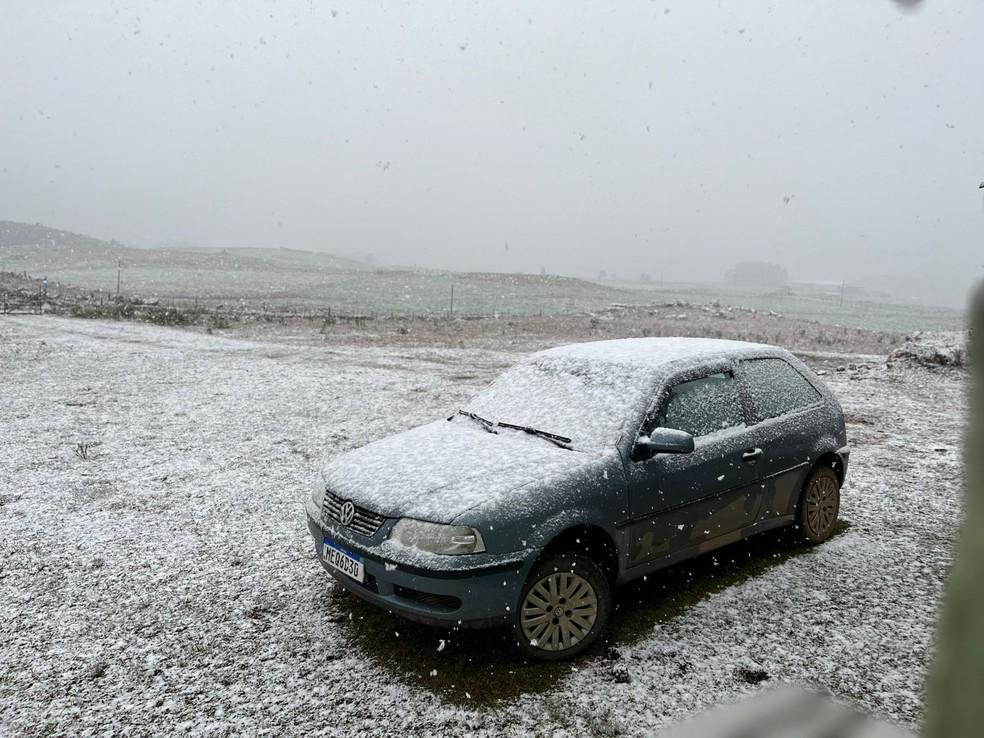 Neve em São José dos Ausentes