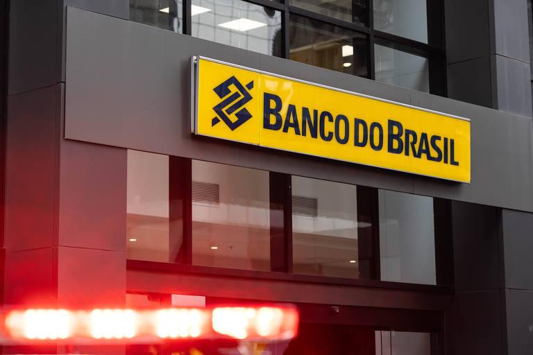 Fachada da agência do Banco do Brasil