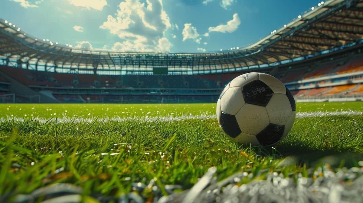 Futebol no estádio