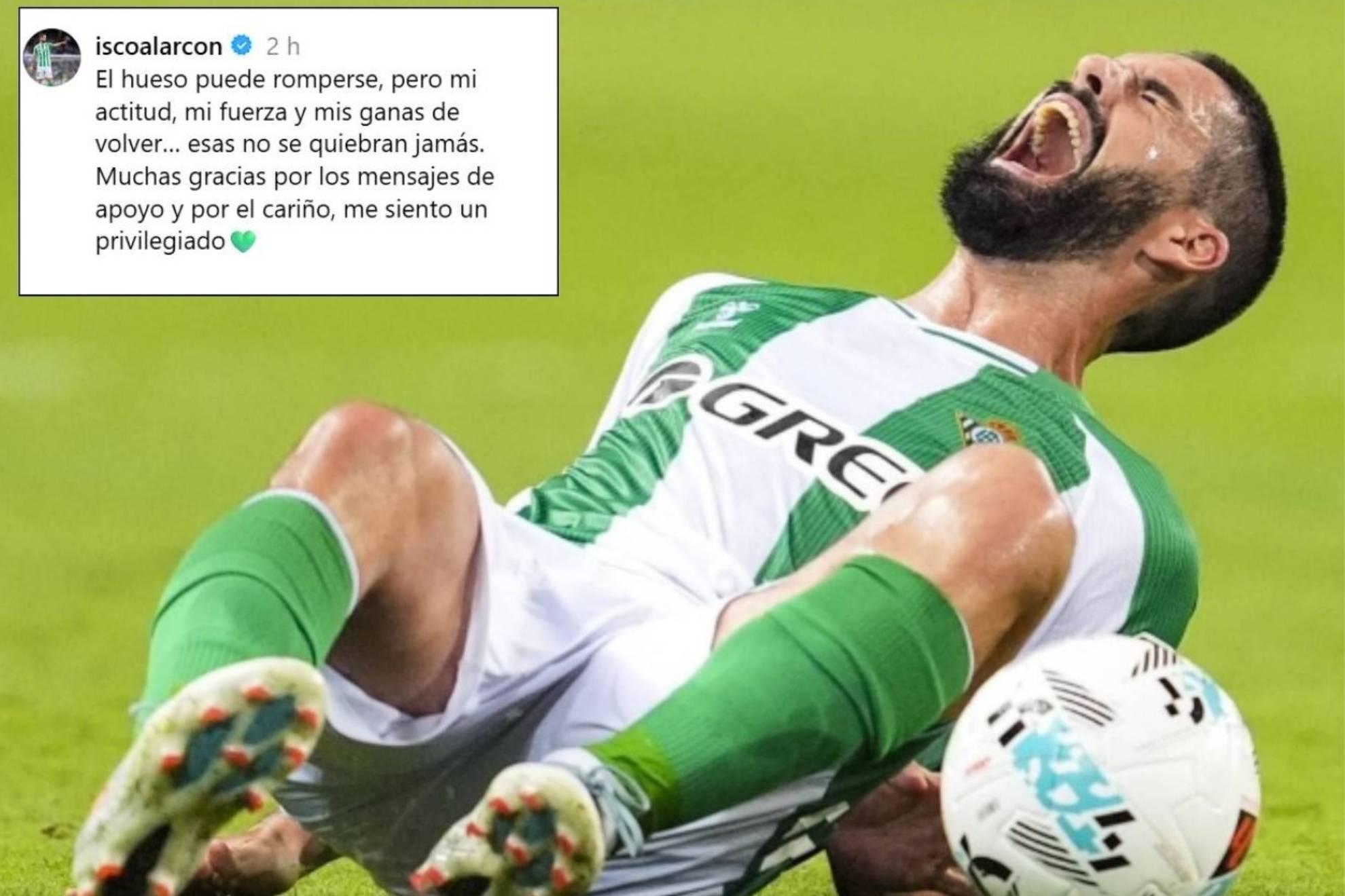 Lesão de Isco em La Rosaleda