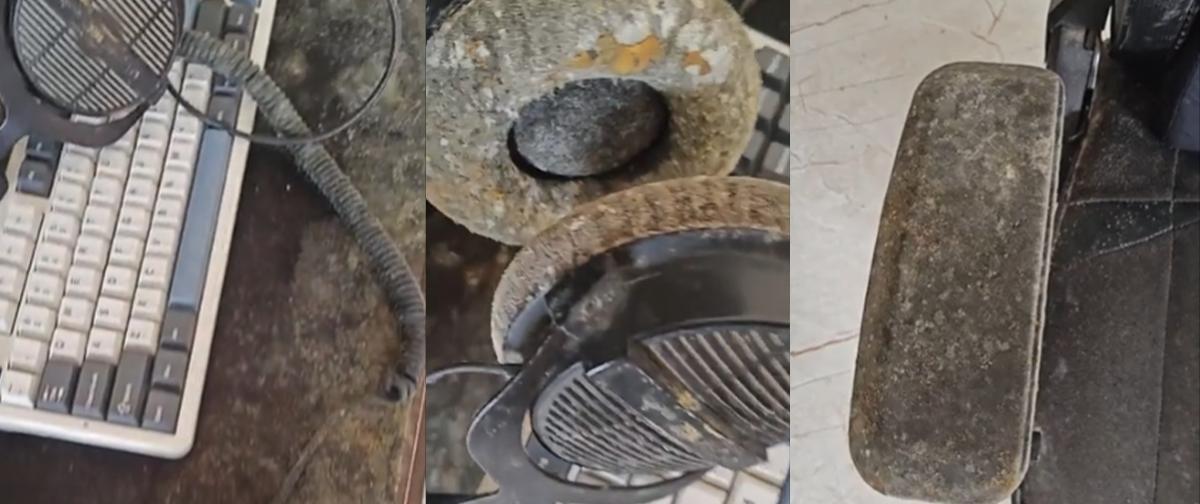 Setup gamer tomado por mofo