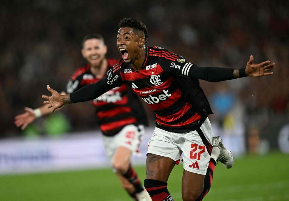 Bruno Henrique fez o gol do Flamengo na vitória sobre o Internacional