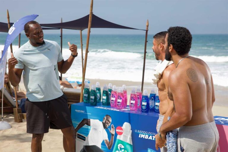 Usain Bolt Conquista as Telas da Novela Vale Tudo e Redes Sociais da Omo