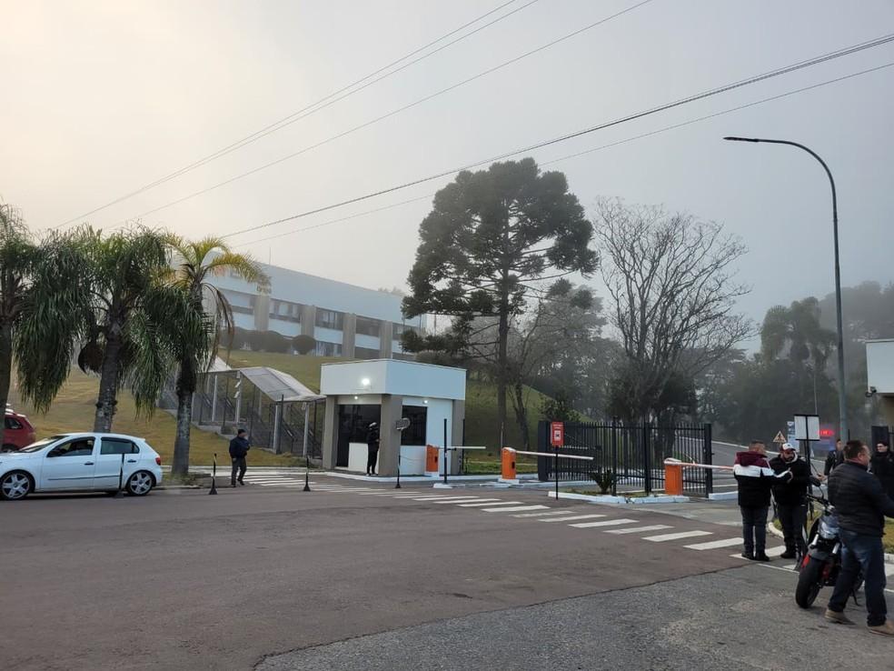 Empresa Enaex, em Quatro Barras