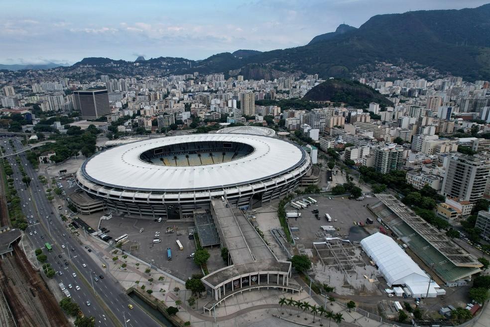 Vista aérea do Maracanã