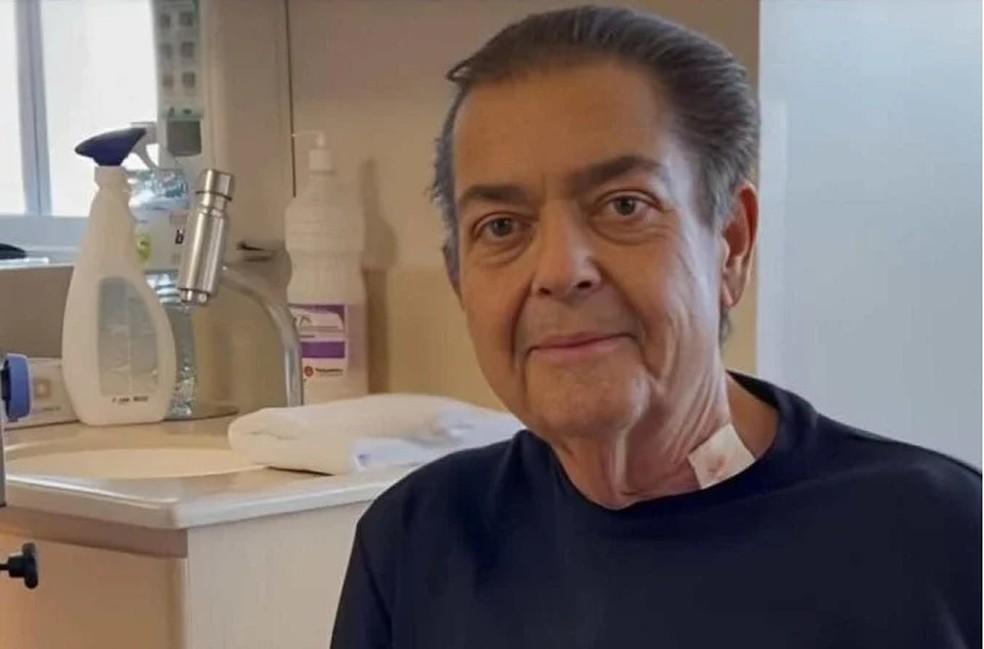 Fausto Silva em internação para transplante de órgãos
