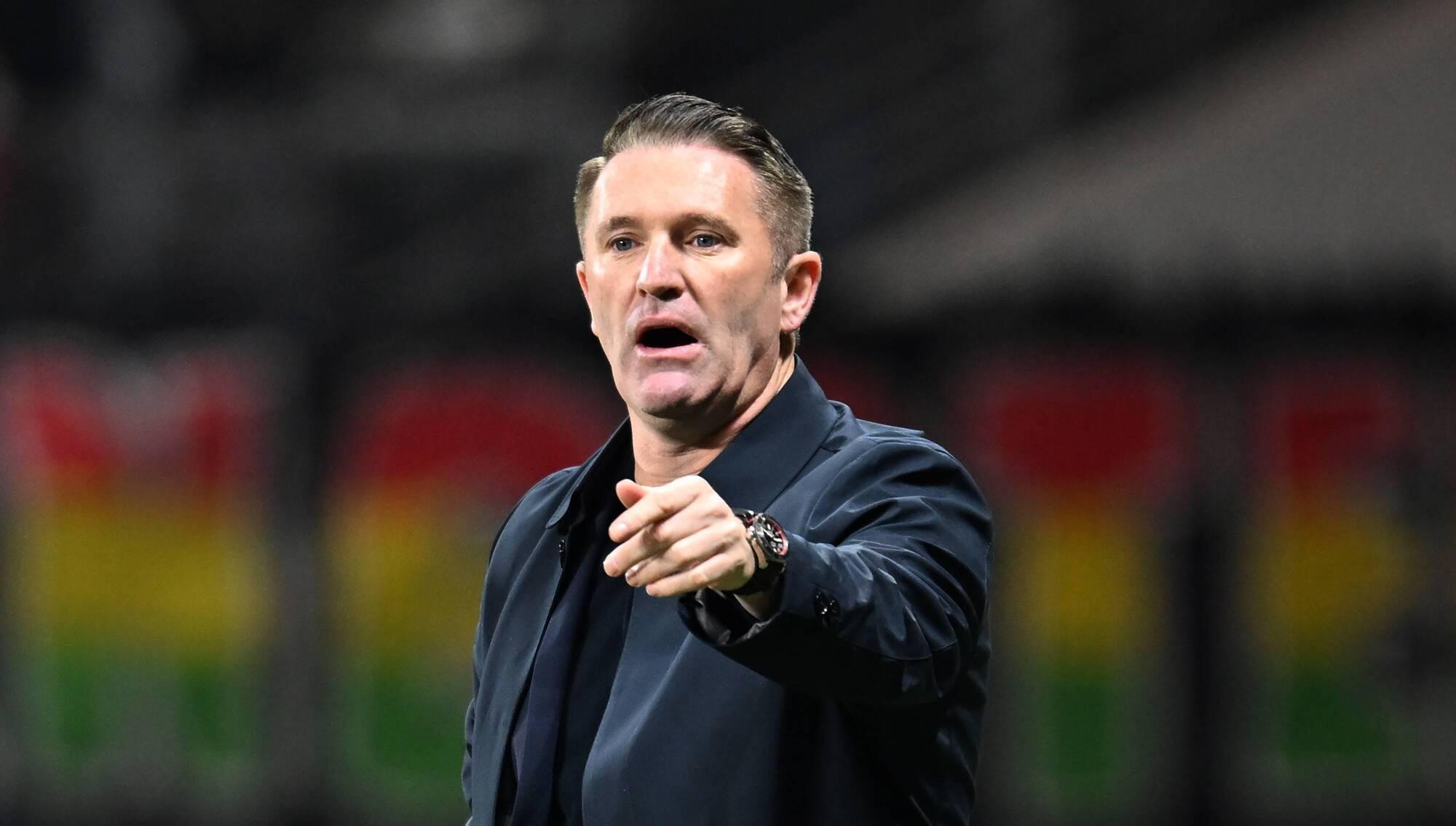 Robbie Keane preparando-se para a Champions League