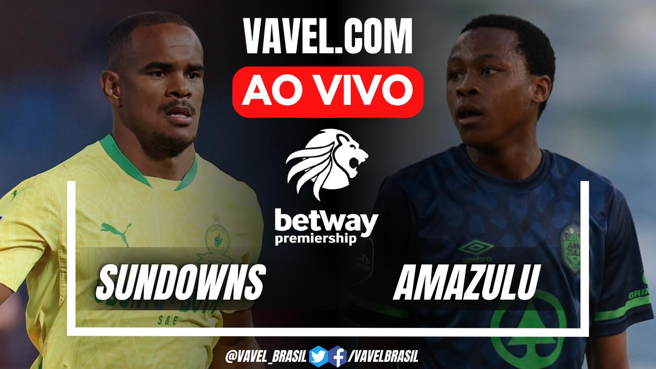Mamelodi Sundowns x AmaZulu ao vivo no Campeonato Sul-Africano