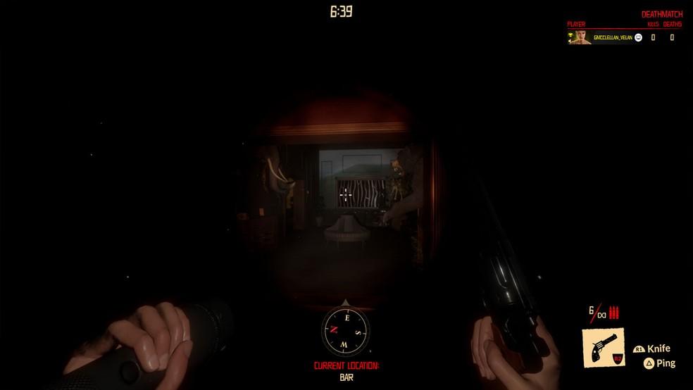 Midnight Murder Club é um jogo de tiro competitivo que se passa em uma mansão às escuras