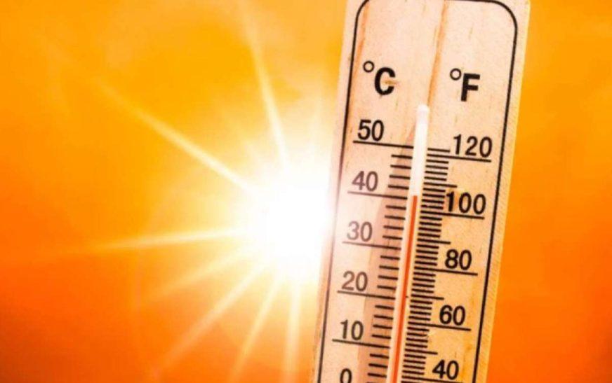 Aumento da temperatura em várias regiões do Equador