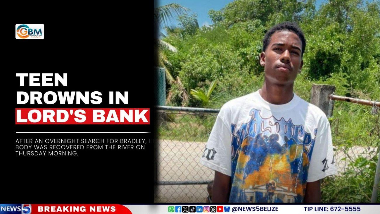 Teen Drowns in Lord's Bank