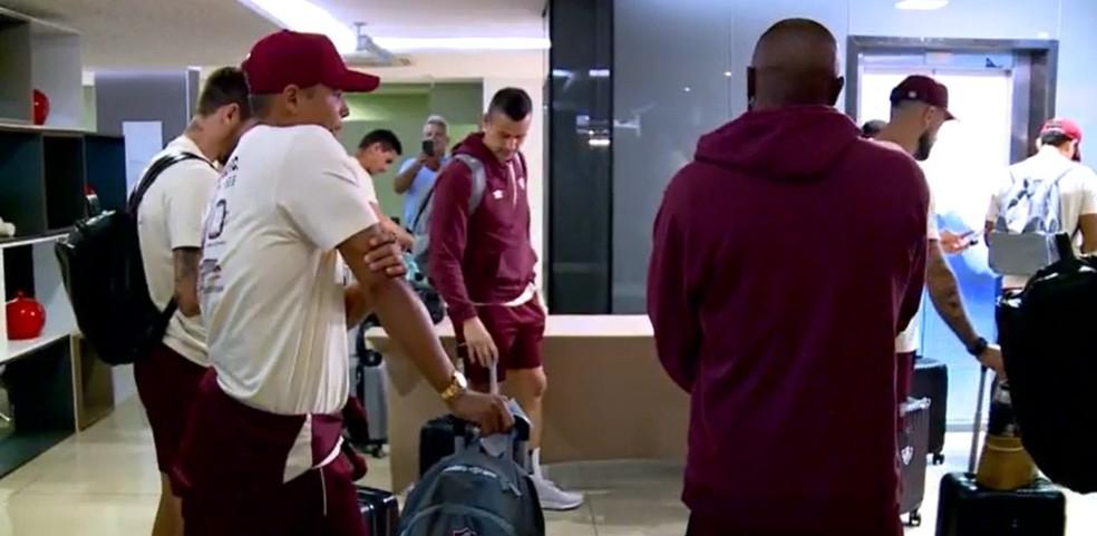 Com Thiago Silva, Fluminense chega a Salvador.