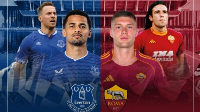 Everton e Roma se enfrentam em amistoso preparatório no novo estádio