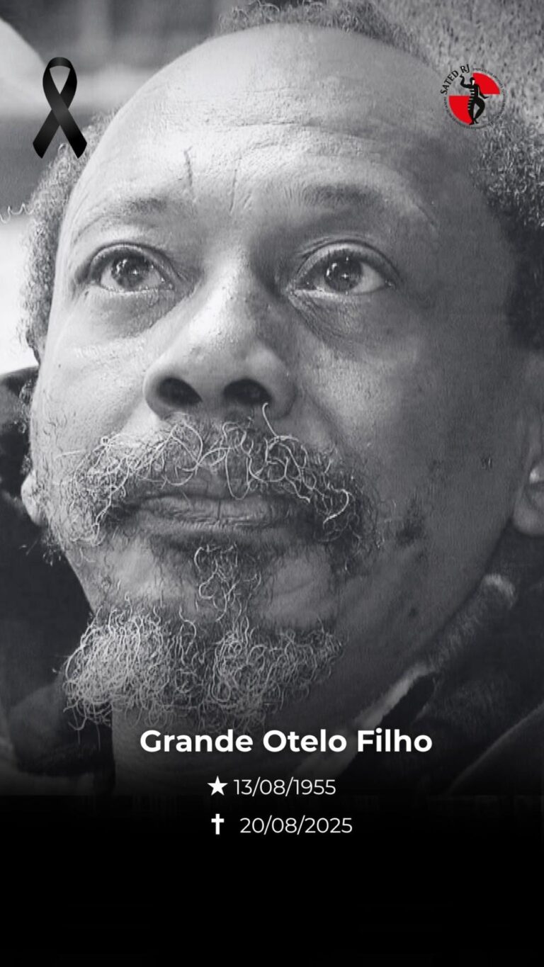 Morre Grande Otelo Filho, aos 70 anos, no Rio de Janeiro