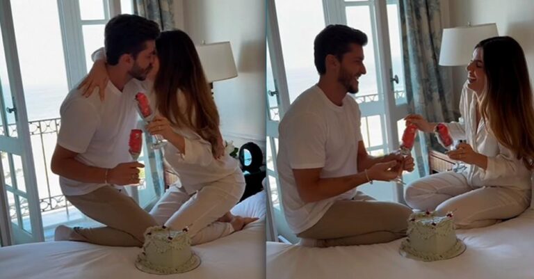 Camila Queiroz e Klebber Toledo Revelam o Gênero do Primeiro Filho em Festa Íntima