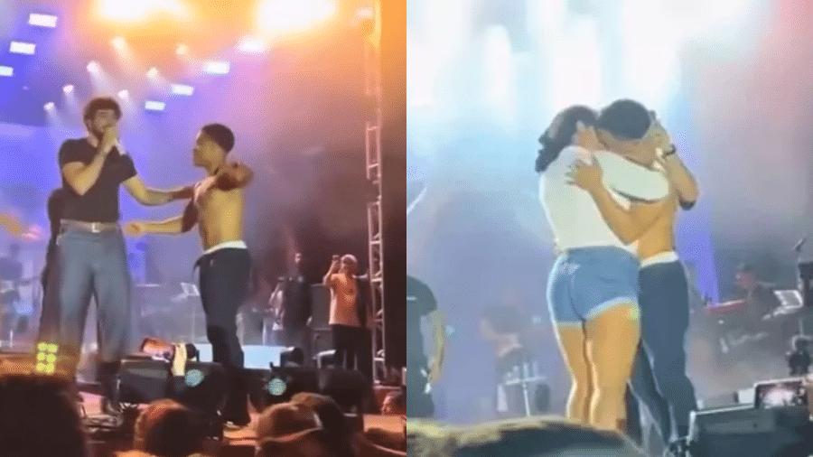 Fã trai namorada no palco de Nattanzinho
