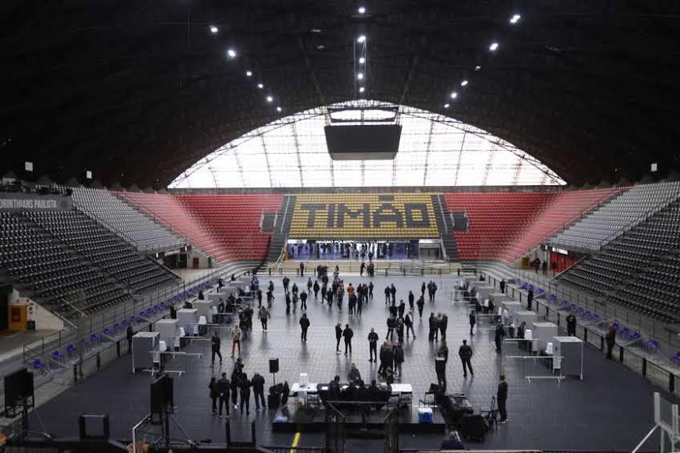 Ginásio Wlamir Marques, onde ocorreu a votação de impeachment