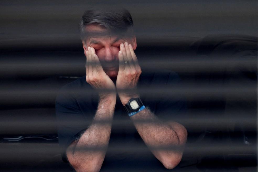 Bolsonaro em prisão domiciliar em 14 de agosto de 2025