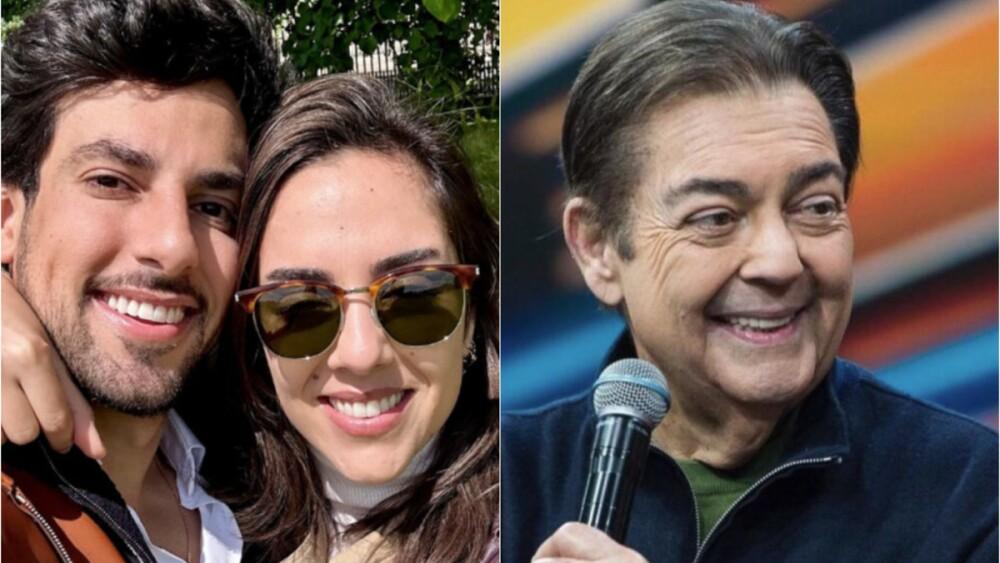 Julinho Casares, Lara Silva e Faustão.