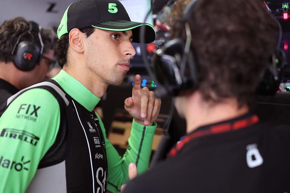 Gabriel Bortoleto em ação no GP da Itália