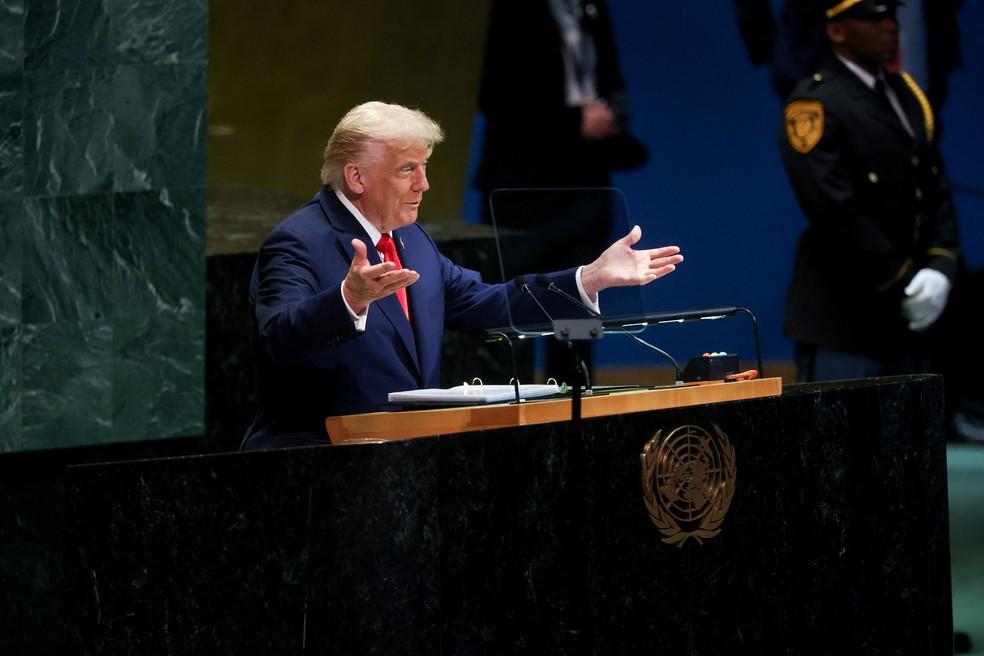 Trump discursa na ONU