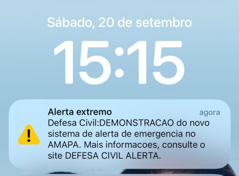 Alerta da Defesa Civil assusta moradores do Amapá e Rondônia