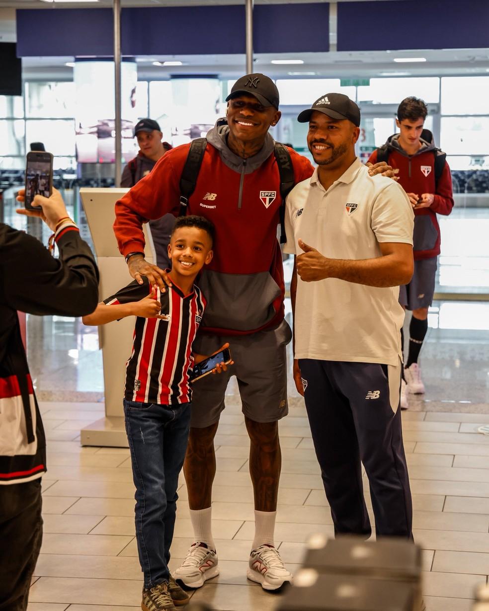Arboleda na chegada do São Paulo ao Equador