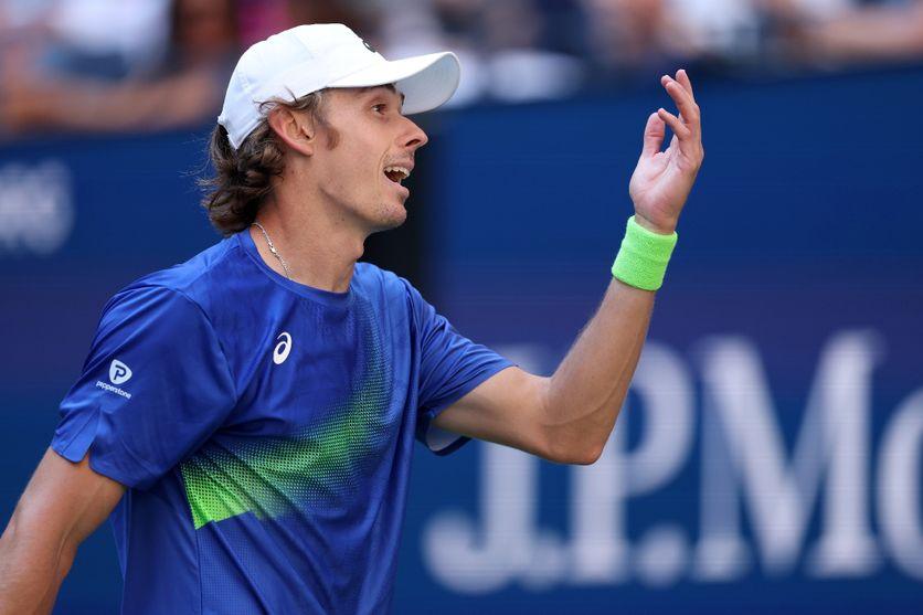 Alex de Minaur em ação no US Open 2025
