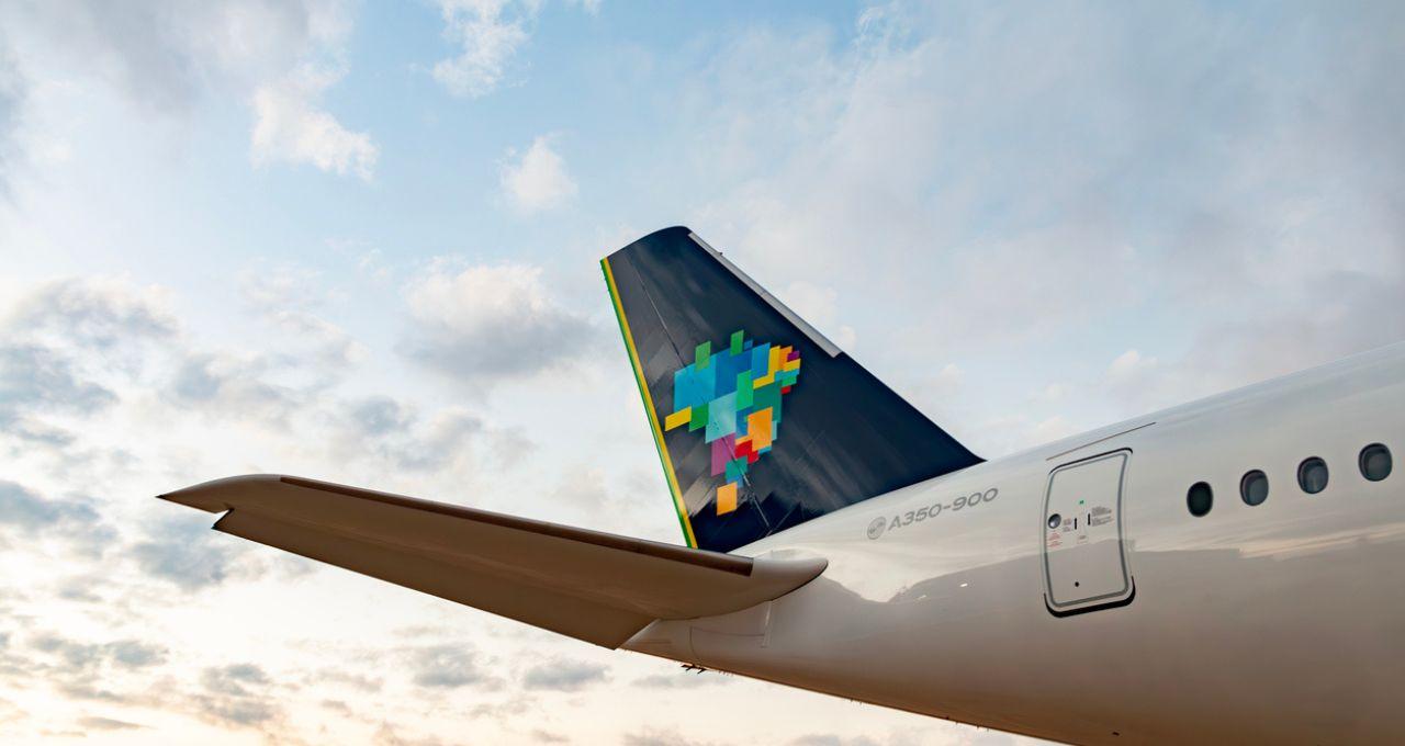 Imagem do logotipo da Azul.