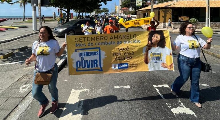 Olinda Lança Programação do Setembro Amarelo para Prevenção do Suicídio