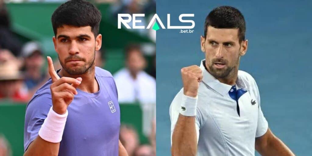Alcaraz x Djokovic: Odds, palpites e como apostar no US Open 2025 com a Reals Bet.