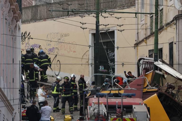Tragédia em Lisboa: Elevador da Glória descarrilha e causa mortes