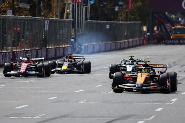 McLaren, Ferrari e Mercedes fora do top 3 no GP do Azerbaijão