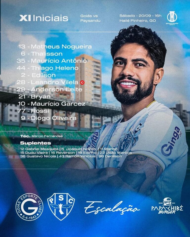 Paysandu enfrenta o Goiás em busca de uma vitória na Série B