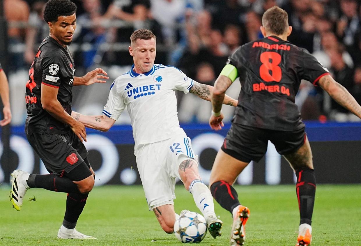 Jogadores do FC Kopenhagen em ação
